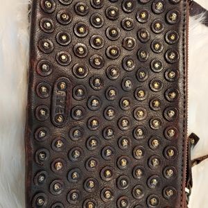 FRYE JENNA DISC HANDBAG